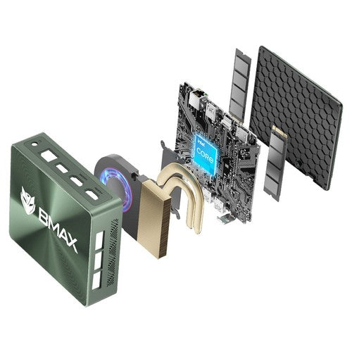 Mini PC BMAX B6 Plus, Intel Core i3-1000NG4 jusqu'à 3,2 GHz Mini PC BMAX B6 Plus, Intel Core i3-1000NG4 jusqu'à 3,2 GHz